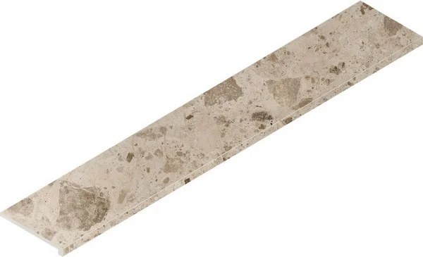 Керамогранит Italon Континуум Стоун Беж Ступень угловая правая 33х160 (Натуральная) в Екатеринбурге