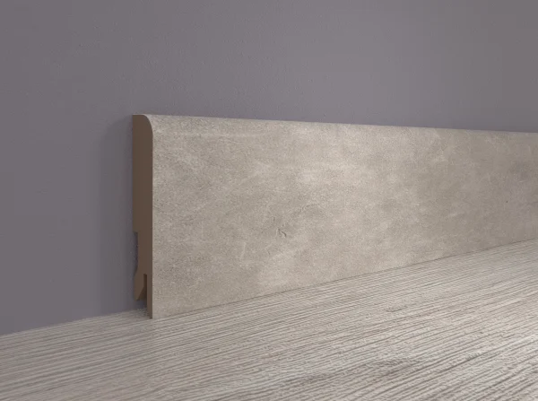 Плинтус MDF Bonkeel 24066 Бетон Лофт Светлый (100х16х2400 мм) в Екатеринбурге Плинтус MDF Bonkeel 24066 Бетон Лофт Светлый (100х16х2400 мм) в Екатеринбурге