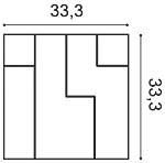 Декоративная панель Orac W102 (33.3x33.3x2.5 см) в Екатеринбурге