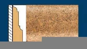 Плинтус пробковый ArtCorkDesing С 103 (Колер 8) 12х65х910 мм в Екатеринбурге Плинтус пробковый ArtCorkDesing С 103 (Колер 8) 12х65х910 мм в Екатеринбурге