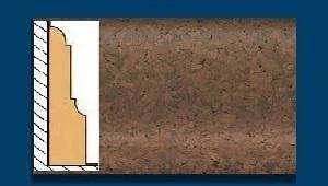 Плинтус пробковый ArtCorkDesing С 103 (Колер 11) 12х65х910 мм в Екатеринбурге Плинтус пробковый ArtCorkDesing С 103 (Колер 11) 12х65х910 мм в Екатеринбурге