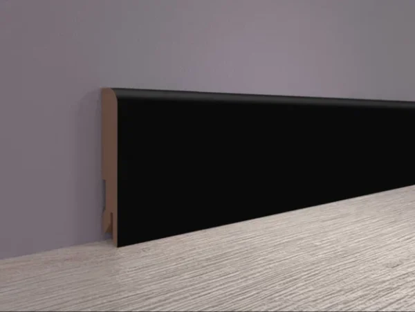 Плинтус MDF Bonkeel 24032 Чёрный Софт (100х16х2400 мм) в Екатеринбурге Плинтус MDF Bonkeel 24032 Чёрный Софт (100х16х2400 мм) в Екатеринбурге