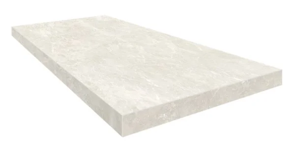 Керамогранит Coliseum Да Винчи Уайт Ступень угловая правая (Натуральный, 33х60) в Екатеринбурге