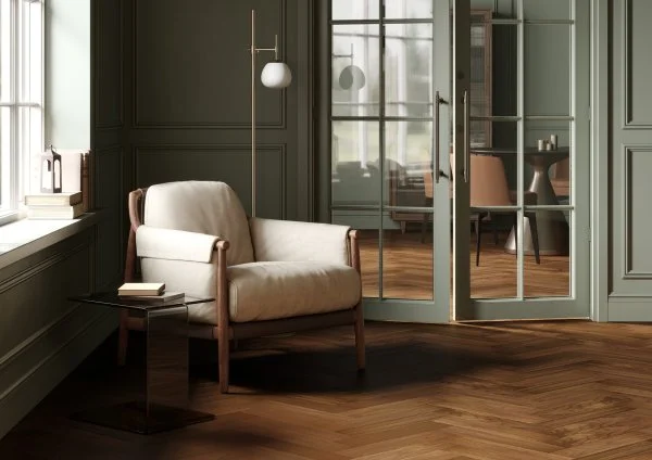 Паркетная доска Quartz Parquet Штучный паркет Орех Американский 44-400-29 в Екатеринбурге