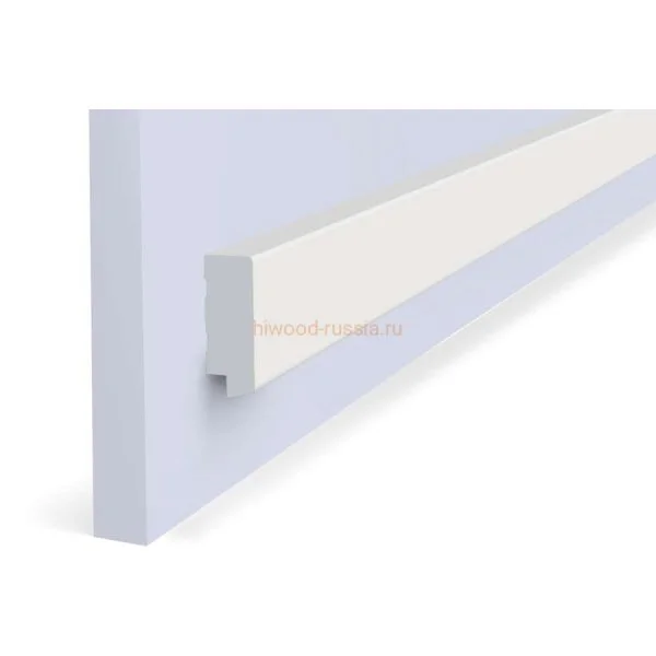 Финишный молдинг LF124B NP левый белый (31х12х2700мм) в Екатеринбурге