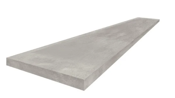 Керамогранит Coliseum Экспо Грэй Ступень угловая левая (Натуральный, 33х60) в Екатеринбурге