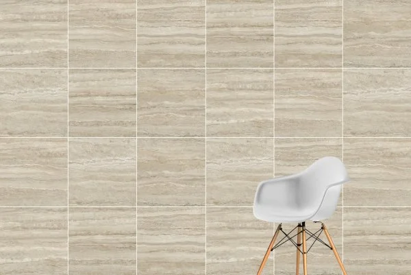 Керамогранит Vitra CityStone Травертин Линейный 60х60 (Натуральная и Реттифицированная) в Екатеринбурге