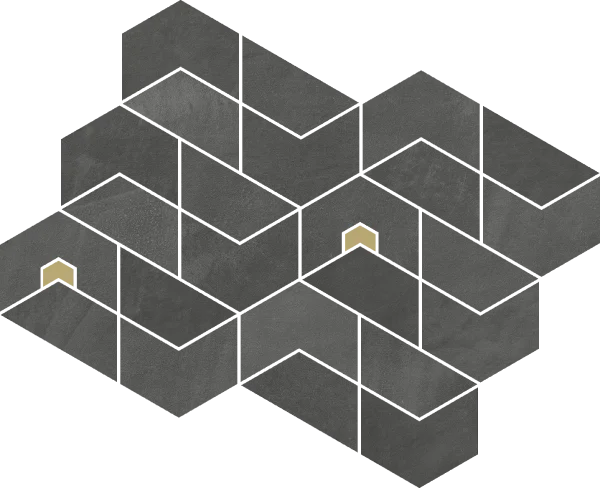 Керамогранит Italon Континуум Петрол Мозаика Джуэл (Натуральная 31.1х38.2) в Екатеринбурге