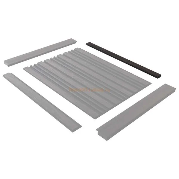 Финишный молдинг LF124B BR395K левый декорированный (31х12х2700мм) в Екатеринбурге