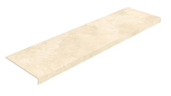 Керамогранит Coliseum Аурелия Уайт Ступень фронтальная (Натуральный, 33х120) в Екатеринбурге