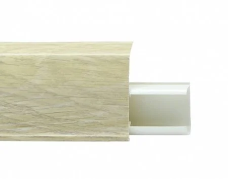 Пластиковый плинтус Royce №508 Серый Опем (55х23х2200мм) в Екатеринбурге