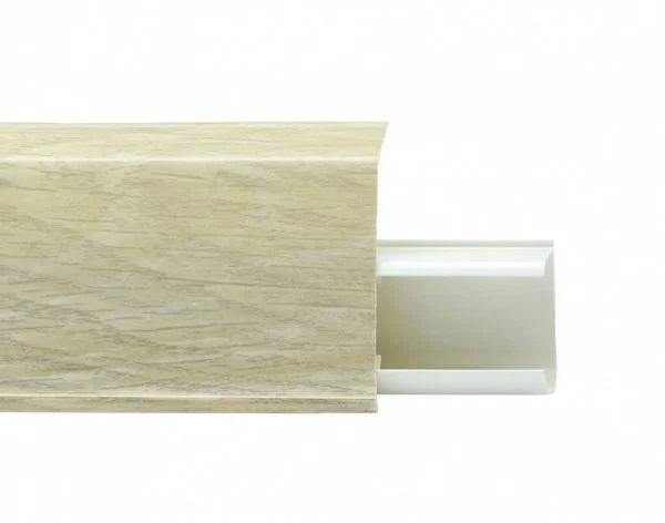 Пластиковый плинтус Royce №508 Серый Опем (55х23х2200мм) в Екатеринбурге