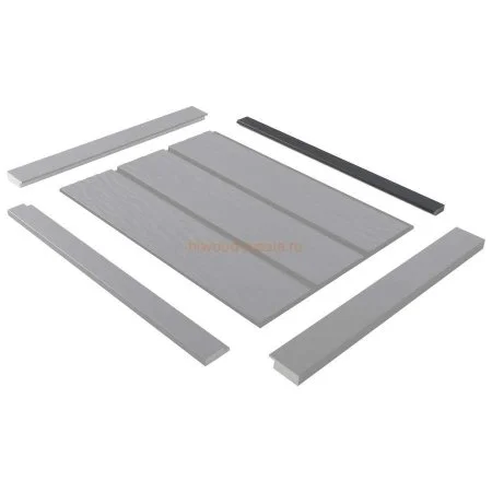 Финишный молдинг LF124B GR15K левый декорированный (31х12х2700мм) в Екатеринбурге