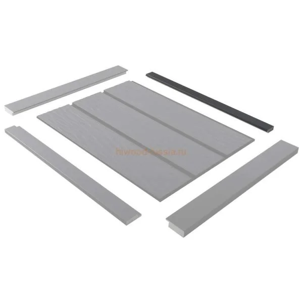 Финишный молдинг LF124B GR15K левый декорированный (31х12х2700мм) в Екатеринбурге