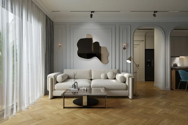 Паркетная доска Quartz Parquet Штучный паркет Вяз Кенигсберг 44-550-62 в Екатеринбурге