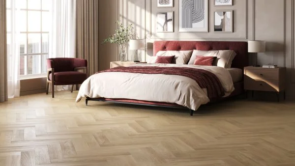 Паркетная доска Quartz Parquet Английская Ёлка Дуб Лимба 33-405 в Екатеринбурге