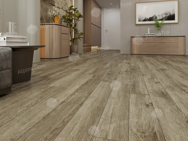 Каменно-полимерная плитка Alpine Floor Grand Sequoia Village Венге Грей ECO 11-807 4мм, 43 класс в Екатеринбурге