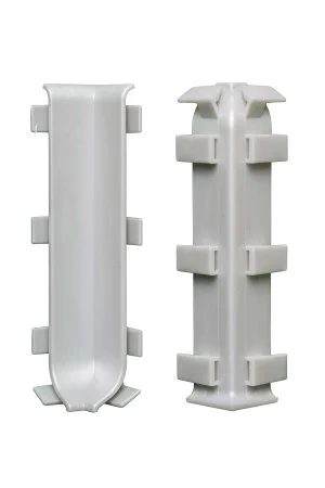 Внутренний угол Bonkeel ПЛ80 серый (ПВХ) в Екатеринбурге