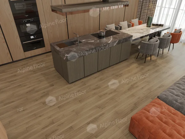 Каменно-полимерная плитка Alpine Floor Grand Sequoia Village Вайпуа ECO 11-1907 4мм, 43 класс в Екатеринбурге
