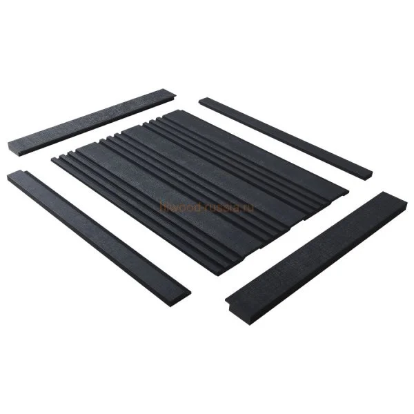 Финишный молдинг LF124B BK114K левый декорированный (31х12х2700мм) в Екатеринбурге