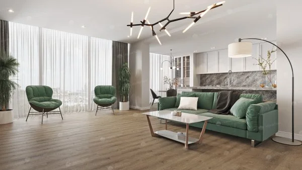 Каменно-полимерная плитка Alpine Floor Solo Ларгетто ECO 14-3, 3,5 мм 34 класс в Екатеринбурге