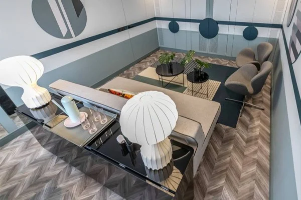 Пробковое покрытие CorkStyle Chevron Silver в Екатеринбурге