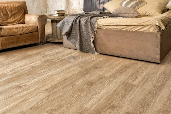 Каменно-полимерная плитка Alpine Floor Grand Sequoia Секвоя Миндаль ECO 11-6, 4мм 43 класс в Екатеринбурге
