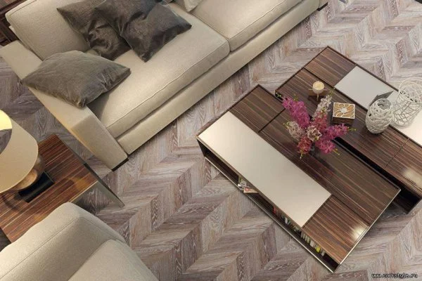Пробковое покрытие CorkStyle Chevron Brown (1235*305*6 мм) HC в Екатеринбурге
