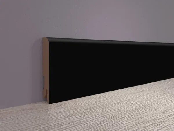 Плинтус MDF Bonkeel 24032 Чёрный Софт (100х16х2400 мм) в Екатеринбурге Плинтус MDF Bonkeel 24032 Чёрный Софт (100х16х2400 мм) в Екатеринбурге