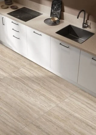 Керамогранит Vitra CityStone Травертин Линейный 60х120 (Натуральная и Реттифицированная) в Екатеринбурге