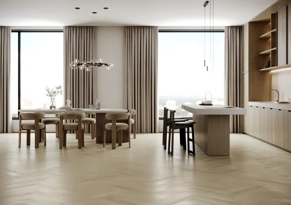 Паркетная доска Quartz Parquet Английская Ёлка Дуб Испанский 33-404 в Екатеринбурге