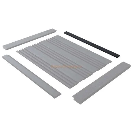 Финишный молдинг LF124B BK114K левый декорированный (31х12х2700мм) в Екатеринбурге