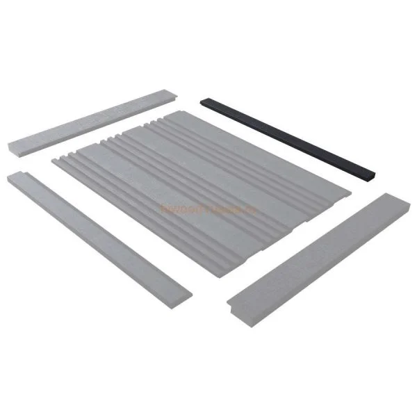 Финишный молдинг LF124B BK114K левый декорированный (31х12х2700мм) в Екатеринбурге