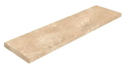 Керамогранит Coliseum Аурелия Беж Ступень угловая левая (Натуральный, 33х120) в Екатеринбурге