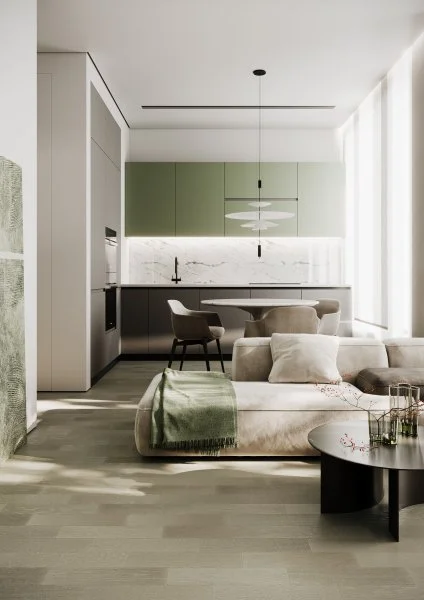 Паркетная доска Quartz Parquet Штучный паркет Дуб Лунный 44-1258-08 в Екатеринбурге