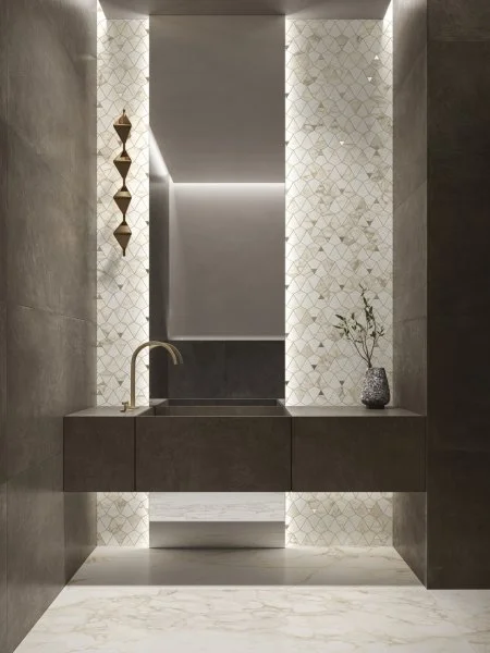 Керамогранит Italon Этернум Каррара Мозаика Вертекс 25.8х30 (Натуральная) в Екатеринбурге