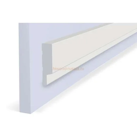 Финишный молдинг LF124A NP правый белый (42х12х2700мм) в Екатеринбурге