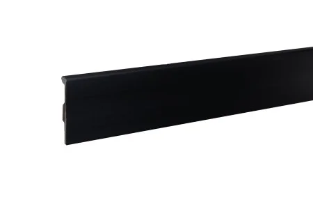 Плинтус дюрополимерный Bonkeel 02 Черный (80х14х2000 мм) в Екатеринбурге