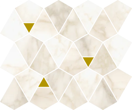 Керамогранит Italon Этернум Каррара Мозаика Вертекс 25.8х30 (Натуральная) в Екатеринбурге