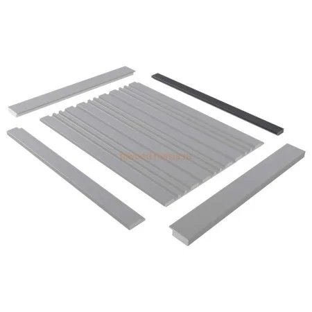 Финишный молдинг LF124B GR3 левый декорированный (31х12х2700мм) в Екатеринбурге