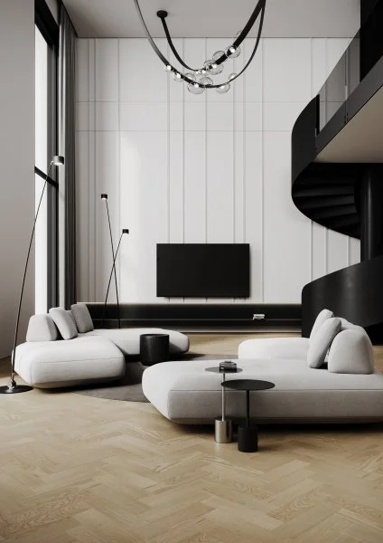 Паркетная доска Quartz Parquet Штучный паркет Дуб Бисквитный 44-1258-07 в Екатеринбурге