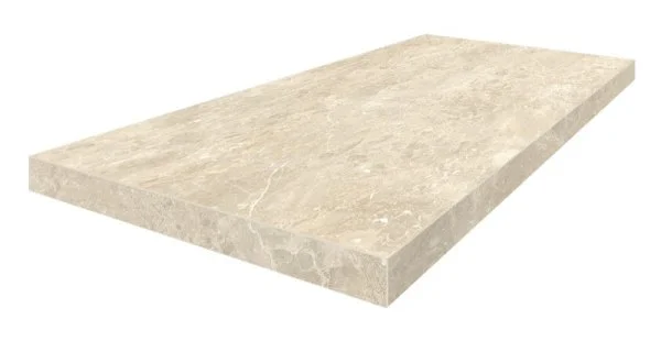 Керамогранит Coliseum Да Винчи Беж Ступень угловая левая (Натуральный, 33х60) в Екатеринбурге