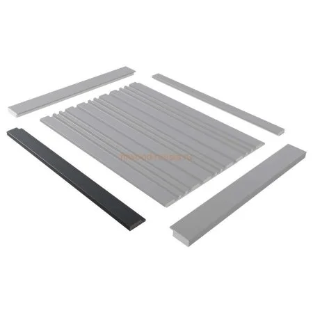 Финишный молдинг LF124A GR3 правый декорированный (42х12х2700мм) в Екатеринбурге