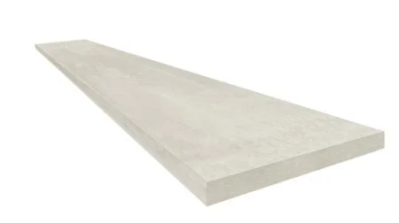 Керамогранит Coliseum Экспо Уайт Ступень угловая правая (Натуральный, 33х60) в Екатеринбурге