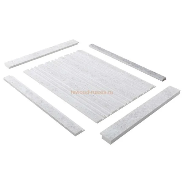 Финишный молдинг LF124B W50 левый декорированный (31х12х2700мм) в Екатеринбурге