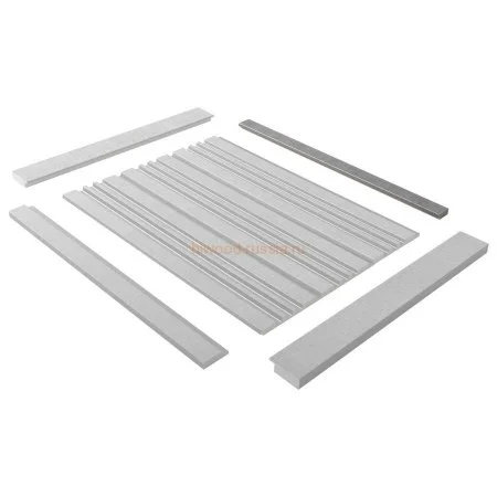 Финишный молдинг LF124B S339S левый декорированный (31х12х2700мм) в Екатеринбурге