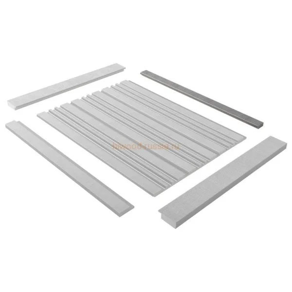 Финишный молдинг LF124B S339S левый декорированный (31х12х2700мм) в Екатеринбурге