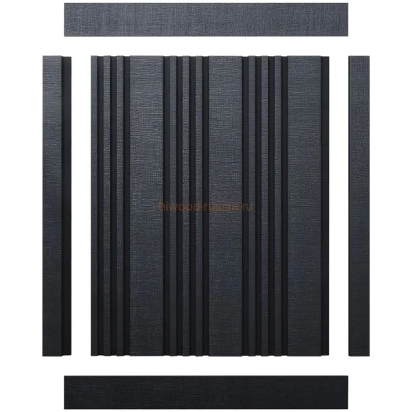 Финишный молдинг LF124B BK114K левый декорированный (31х12х2700мм) в Екатеринбурге