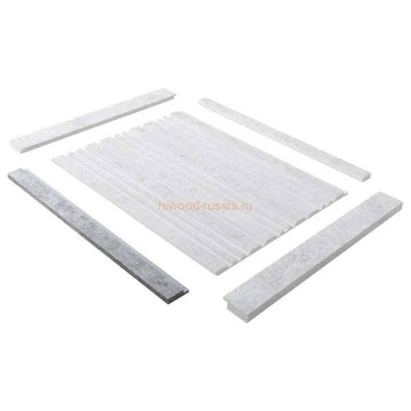 Финишный молдинг LF124A W50 правый декорированный (42х12х2700мм) в Екатеринбурге