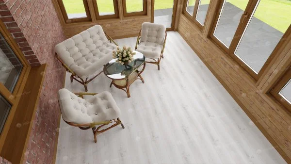 Каменно-полимерная плитка Alpine Floor Classic Дуб Выбеленный ECO 182-8, 4мм 43 класс в Екатеринбурге